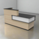 84" Modern Reception Desk | Pre-Assembled Laminate Front Counter