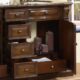 Silkroad Exclusive 60'' Baltic Brown Granite Top Double Sink Bathroom Vanity - HYP-0712-BB-UIC-60 - Image 3