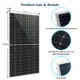 SunGoldPower 460 Watt Bifacial PERC Solar Panel Full Pallet (32 Panels ) SG-460WBG - Image 3