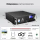 SunGoldPower 48V 100AH Server Rack LIFEP04 Lithium Battery SG48100P - Image 5