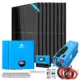 SunGoldPower Off-Grid Solar Kit 6000W 48VDC 120V/240V LifePo4 10.48KWH Power Wall Lithium Battery 8 X 370 Watts Solar Panels SGR-6KL48S