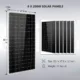 SunGoldPower Off Grid Solar Kit 4000W Inverter 12VDC 120V/240V LiFePO4 Battery 1200 Watt Solar Back Up SGK-PR4S - Image 6