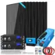 SunGoldPower Off Solar Kit 6000W 48VDC 120V/240V LifePo4 10.48KWH Server Rack Lithium Battery 8 X 370 Watts Solar Panels SGR-6KL48C