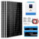 SunGoldPower Solar Kit 3000W 24V Inverter 120V output Lithium Battery 800 Watt Solar Panel SGKT-3PRO