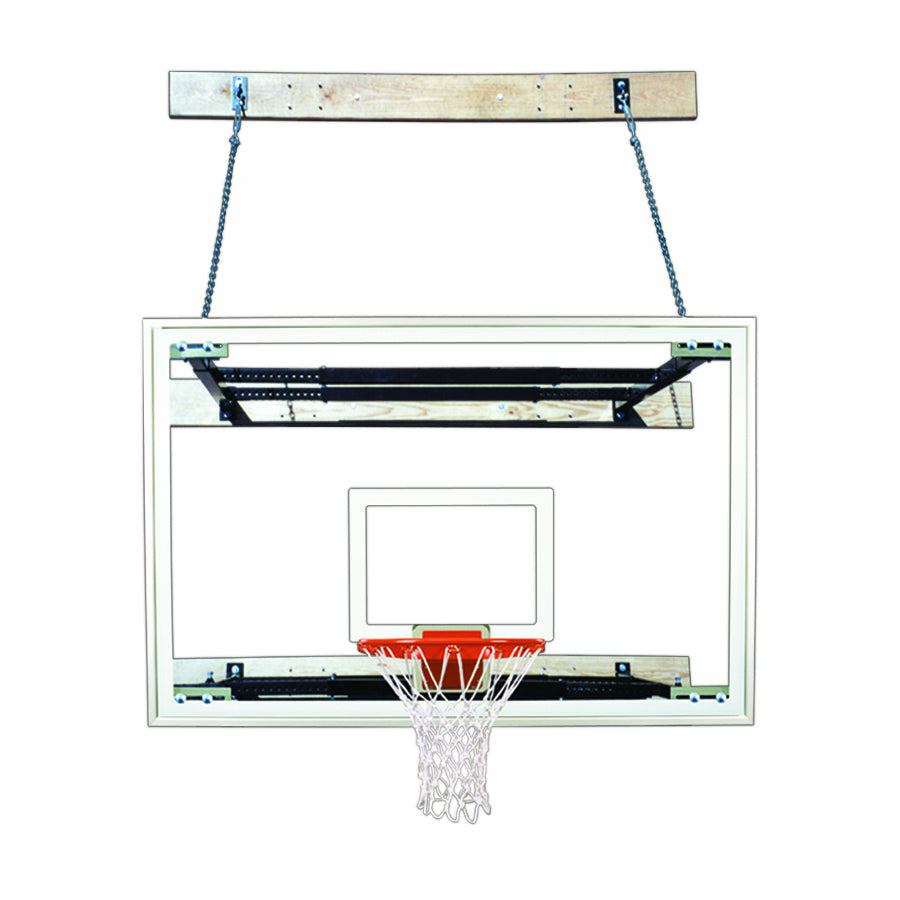 images First Team SuperMount46 Tradition Wall Mounted Basketball System - Image 1