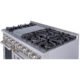 Thor Kitchen 48" Professional Liquid Propane Gas Range in Stainless Steel HRG4808ULP - Image 3