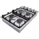 Thor Kitchen 30" Professional Drop-In Gas Cooktop with Four Burners in Stainless Steel TGC3001 - Image 4
