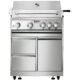Thor Kitchen 32" 4-Burner Gas BBQ Grill with Rotisserie in Stainless Steel MK04SS304 - Image 2