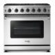 Thor Kitchen 36” Gas Range in Stainless Steel LRG3601U