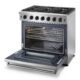 Thor Kitchen 36” Gas Range in Stainless Steel LRG3601U - Image 2