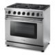 Thor Kitchen 36” Gas Range in Stainless Steel LRG3601U - Image 3