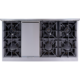 Thor Kitchen 48" 6 Burner Professional Gas Range HRG4808U - Image 7