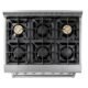 Thor Kitchen 36" Professional Dual Fuel Range in Stainless Steel HRD3606U - Image 6