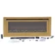 Touchstone Sideline Deluxe Gold 50" Recessed Smart Electric Fireplace 86275 - Image 3