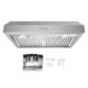 Cosmo 30" Ducted Under Cabinet Range Hood in Stainless Steel with LED Lighting and Permanent Filters UC30 - Image 9
