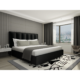 Whiteline Modern Living - Velvet Bed King BK1655-BLK - Image 3