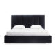 Whiteline Modern Living - Velvet Bed Queen BQ1655-BLK - Image 3