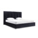 Whiteline Modern Living - Velvet Bed King BK1655-BLK - Image 2