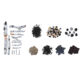 Amantii 15-Piece Birch Log Set with Media Kit - DESIGN-MEDIA-BIRCH-15PCE