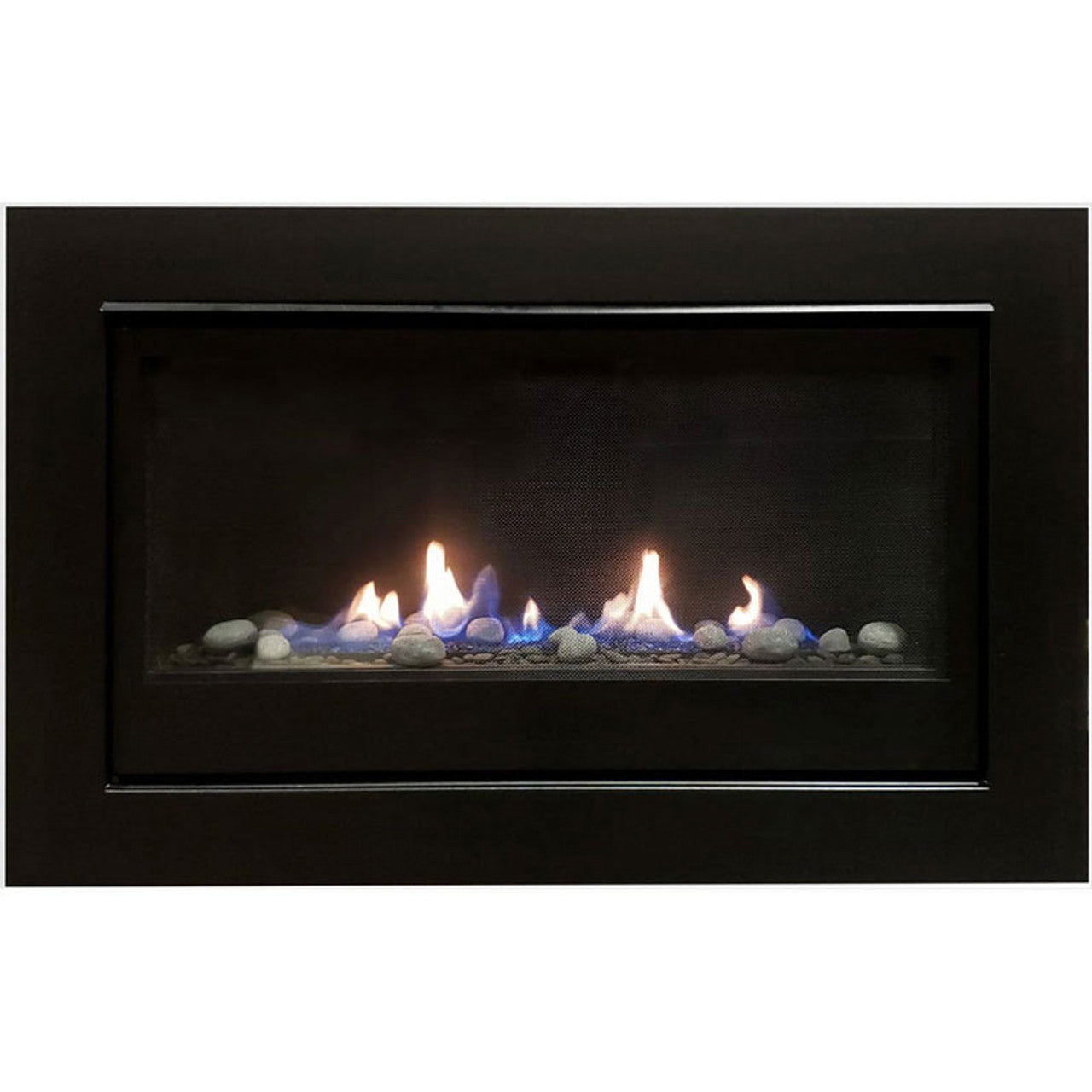 images Amantii Sierra Flame Boston 36" Gas-Burning Direct Vent Builder's Linear Fireplace - BOSTON-36-NG-EI - Image 1
