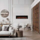 Amantii Symmetry 74" Smart Electric Fireplace - SYM-74 - Image 3