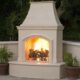 American Fyre Designs 16" Radiused Bullnose Phoenix Outdoor Vented Fireplace 017-01-N-CB-RBC - Image 3