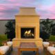 American Fyre Designs 16'' Rectangle Bullnose Cordova Outdoor Vented Fireplace - Image 2