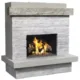 American Fyre Designs Brooklyn Fireplace 050-CG-N-SP-RBC