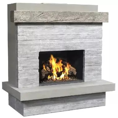images American Fyre Designs Brooklyn Fireplace 050-CG-N-SP-RBC - Image 1