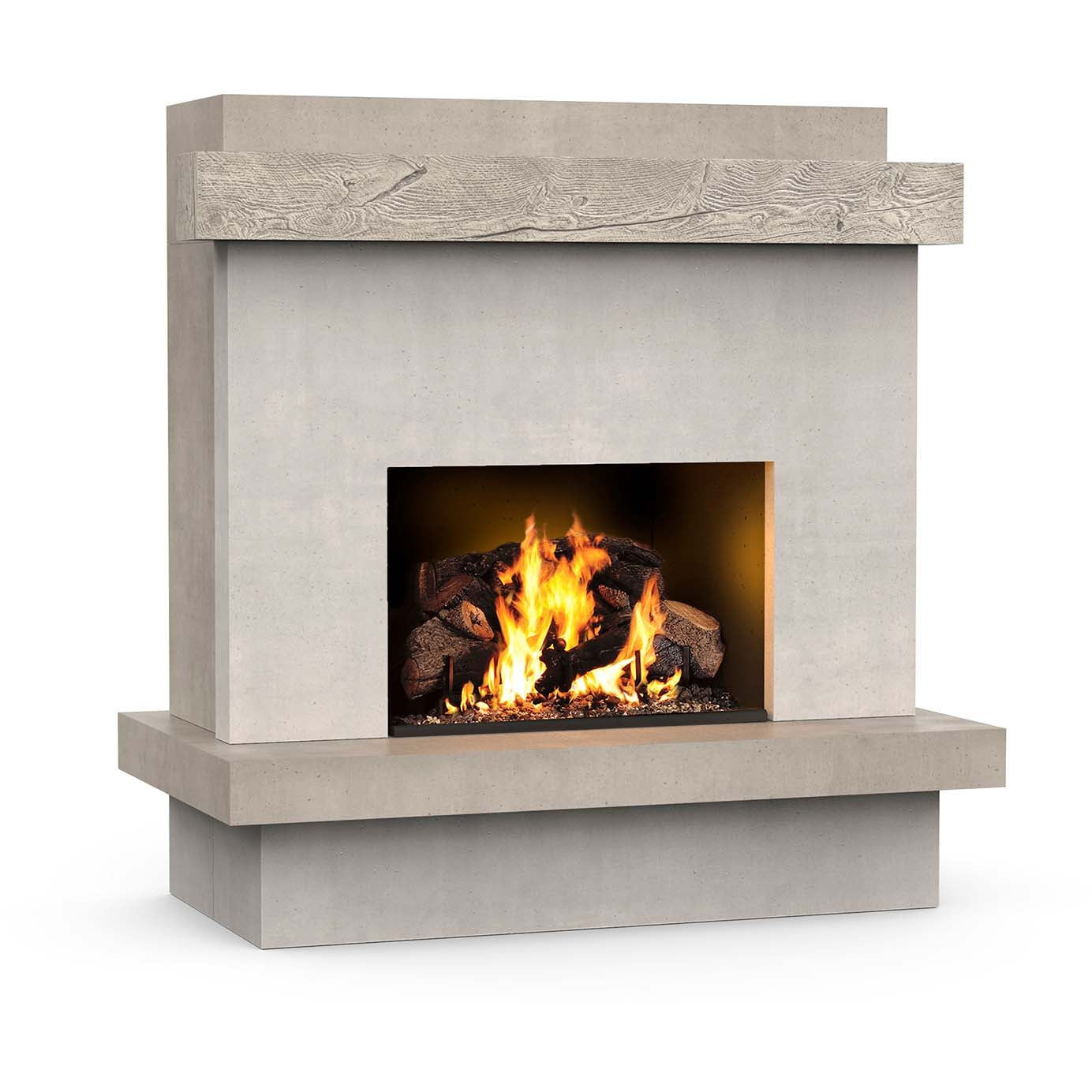 images American Fyre Designs Brooklyn Smooth Fireplace 060-CG-N-FO-RBC - Image 1