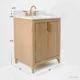 Ancerre 24” Turlington Bathroom Vanity Oak Single Sink VTS-Turlington-24-Oak-WQZ - Image 3