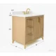 Ancerre 36” Turlington Bathroom Vanity Oak Single Sink VTS-Turlington-36-Oak-WQZ - Image 3