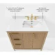 Ancerre 36” Turlington Bathroom Vanity Oak Single Sink VTS-Turlington-36-Oak-WQZ - Image 4