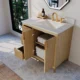 Ancerre 36” Turlington Bathroom Vanity Oak Single Sink VTS-Turlington-36-Oak-WQZ - Image 5
