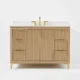 Ancerre 48” Turlington Bathroom Vanity Oak Single Sink VTS-Turlington-48-Oak-WQZ - Image 2