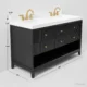 Ancerre 60” Momo Bathroom Vanity Oak Double Sinks VTS-Momo-60-Oak-WQZ - Image 15