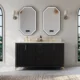 Ancerre 60” Turlington Bathroom Vanity Oak Double Sinks VTS-Turlington-60-Oak-WQZ - Image 15