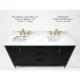 Ancerre 60” Turlington Bathroom Vanity Oak Double Sinks VTS-Turlington-60-Oak-WQZ - Image 19