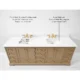 Ancerre 84” Audrey Bathroom Vanity Oak Double Sink Cabinet Set VTS-Audrey-84-Oak-WQZ - Image 5