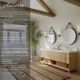 Ancerre 84” Momo Bathroom Vanity Oak Double Sinks VTS-Momo-84-Oak-WQZ - Image 8
