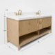 Ancerre 84” Momo Bathroom Vanity Oak Double Sinks VTS-Momo-84-Oak-WQZ - Image 4