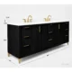 Ancerre 84” Turlington Bathroom Vanity Oak Double Sinks VTS-Turlington-84-Oak-WQZ - Image 16