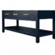 Ancerre Elizabeth 60 inch Bathroom Vanity Set in Heritage Blue with 24 inch Mirrors VTSM-ELIZABETH-60-HB-CW-GD - Image 6