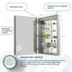 Aquadom Royale Plus 24×30 Left Hinge LED Lighted Medicine Cabinet - Image 14