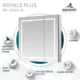 Aquadom Royale Plus 30'' × 30'' LED Lighted Medicine Cabinet - Image 15