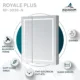 Aquadom Royale Plus 30'' × 36'' LED Lighted Medicine Cabinet - Image 15