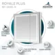 Aquadom Royale Plus 36'' × 36'' LED Lighted Medicine Cabinet - Image 14