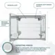 Aquadom Royale Plus 36'' × 36'' LED Lighted Medicine Cabinet - Image 15