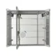 Aquadom Royale Plus 36''х 36'' LED Triple Door Lighted Medicine Cabinet - Image 7