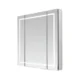 Aquadom Royale Plus 36''х 36'' LED Triple Door Lighted Medicine Cabinet - Image 6